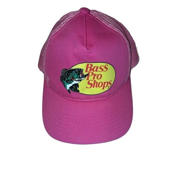 Pink Bass Pro Shops Hat One Size Fits All Snapback Adjustable Women's - Picture 1 of 6